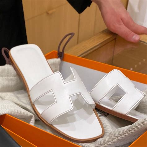 hermes sandals london|white hermes oran sandals outfit.